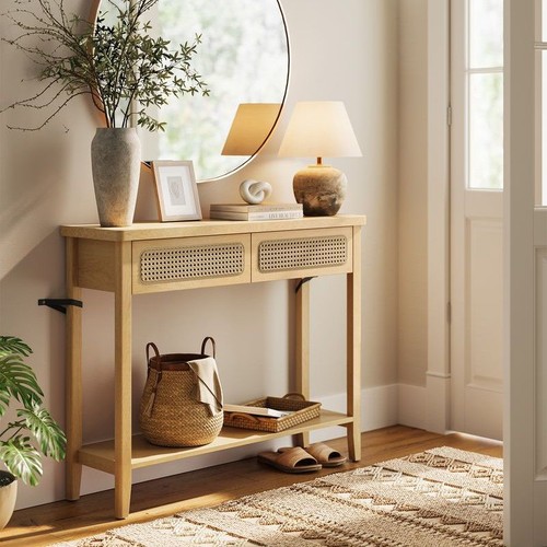 Table console tiroirs - console,
