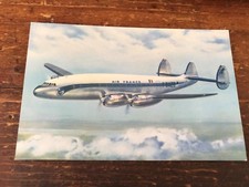 carte postale ancienne d avion numéro 38 air france constellation 