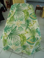 NAPPE COTON FLEURS ORCHIDEES