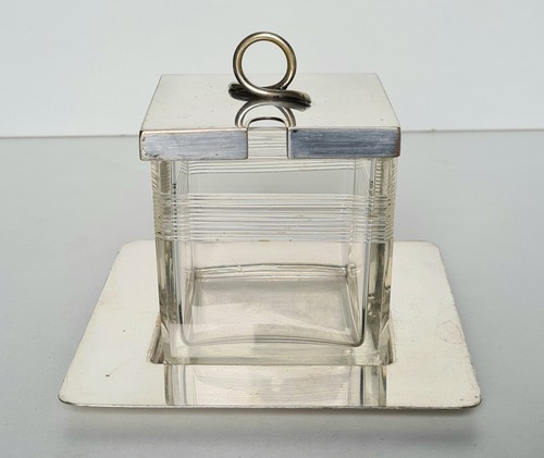 Sucrier cristal métal - cristal,