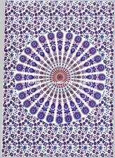 Tapisserie Murale Mandala Paon