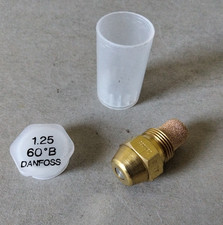 Gicleur DANFOSS 1,25 60°B Débit 1,25 USgal/h angle 60° Type B chaudière Fioul
