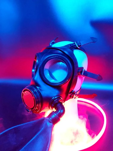 Rubber fetish gas mask mf20 - rubber,