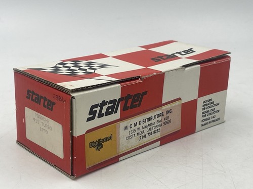 Starter porsche 911 turbo - starter, 1/43
