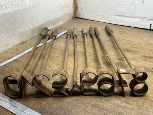 Lot outils anciens fer à - anciens,