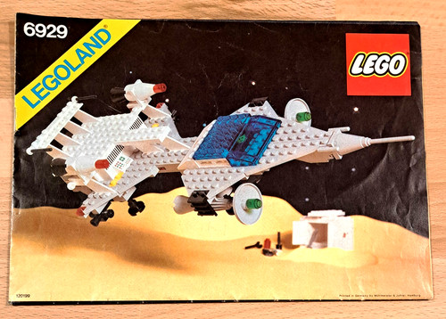 Notice lego space 6929 - lego,