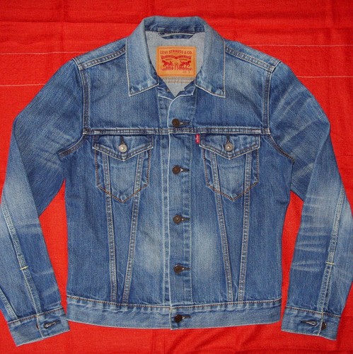 Veste levi trucker slim - levi's, bleu