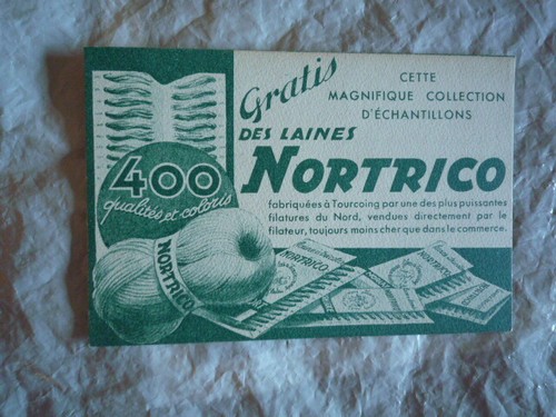 Carte publicitaire laines - carte,