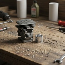 Kit Piston Cylindre Tronçonneuse pour Ms171 MS181 MS181C MS211 MS290 Utilisatio