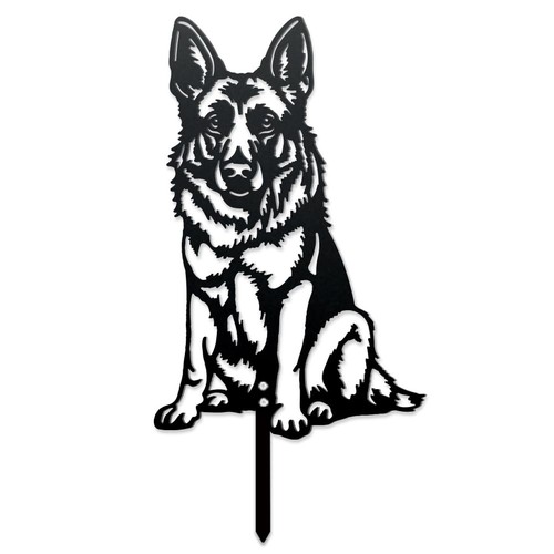 Silhouette berger allemand - silhouette,