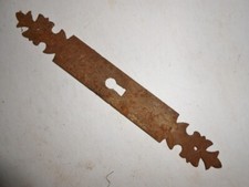  Ornement Entrée de Serrure métal fer armoire ancienne restauration  porte