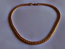 57grammes Superbe collier Plaqué or jewelry necklace Ancien Old Bijoux