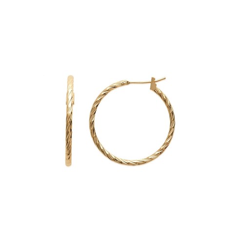 Boucles oreilles créoles 30 - boucles,