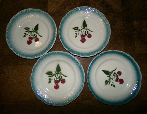 Assiettes plates dessert - 4,