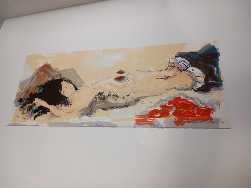 Lithographie huchet urbain - lithographie,