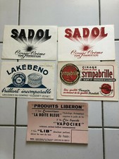 Buvards Sadol Kebeno Liberon Sympabrille Vapo cire entretien lot de 5