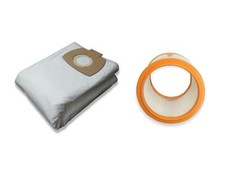 5 Sac D'Aspirateur + 1 Auswaschbarer Filtre pour Hilti VCU40M VCU-40-M Kit