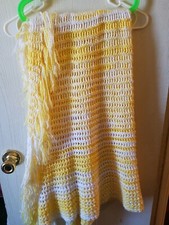 Pretty Crocheted Yellow And
