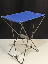 Siège tabouret pliant de pêche chasse en toile bleu Chaise Pliante camping