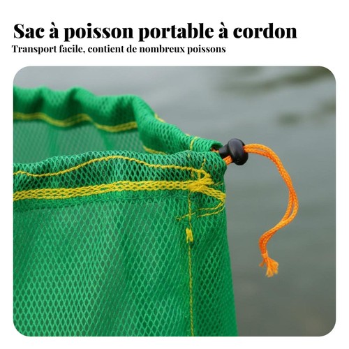 Sac filet pêche pliable - filet,