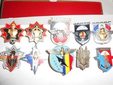 Lot d'insignes Génie et