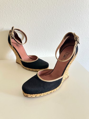 Alaia wedge espadrille sandals - alaia,