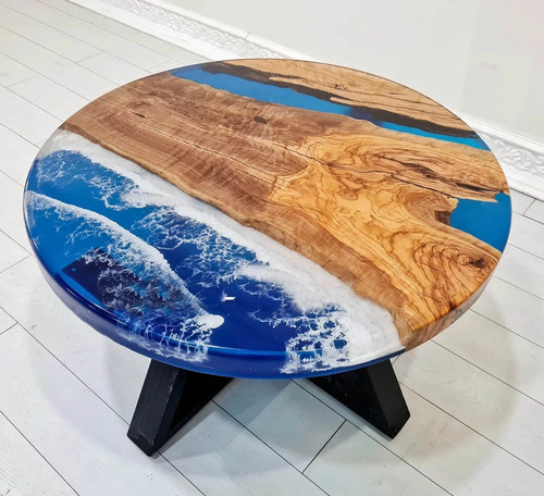 Table époxy océan - 24",