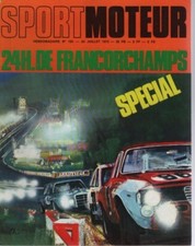 SPORT MOTEUR 193 1970 24H SPA