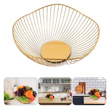  Corbeille À Fruits En Fil Métallique Panier Rangement Noir De Cuisine