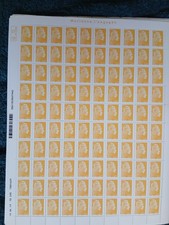 lot de 2 feuilles entieres
