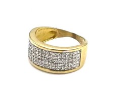 MAGNIFIQUE BAGUE OR 18 CARATS - Diamants 0,90 carat - 3,74 g
