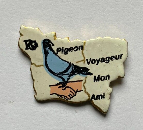 Pin pigeon voyageur mon - pin's,