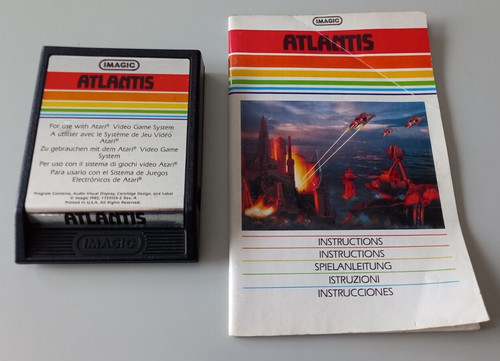 Jeu atari 2600 atlantis - ,