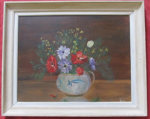 Belle huile 1959 signée - belle,
