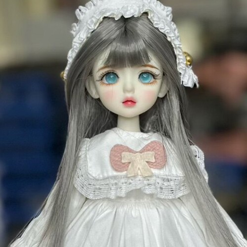 Robe blanche 30cm pour poupée - robe,