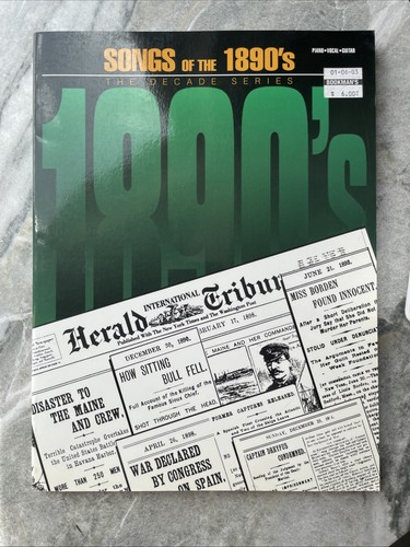 Songs the 1890 - of,