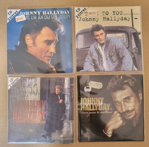 Johnny hallyday lot 4 cd - hallyday, –