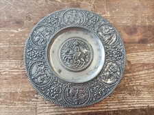 Assiette Décorative En Étain, D' Art