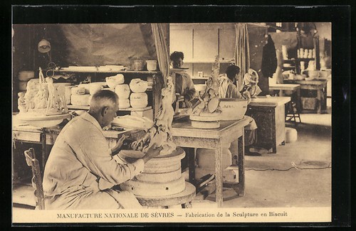 Cpa sèvres manufacture - sèvres,,