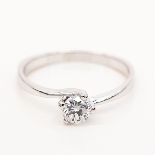 Anneau solitaire 14k - anneau,