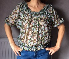 Top/blouse motif floral - Modèle Lulli - MAJE
