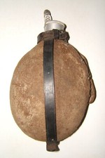 WWII - BIDON GOURDE ALLEMANDE  - MARQUAGE RZM  - M6/2/40 - JUS DE GRENIER