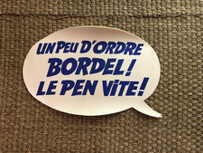 Affiche FN FRONT NATIONAL LE