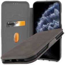 Etui Coque Sac Rabattable Étui pour Téléphone Portable Livre Portefeuille Slim