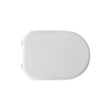 Abattant WC Dianhydro pour WC Cesame Sintesi 44-49,5x34 cm en bois blanc