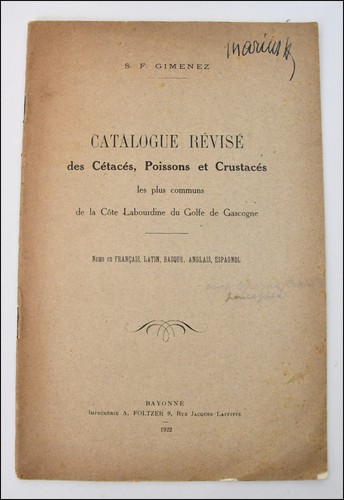 Catalogue cétacés poissons - cÉtacÉs,,