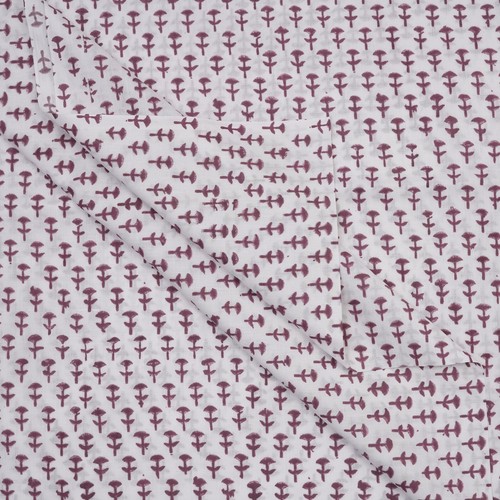 Tissu imprimé naturel indien