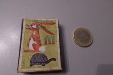 boite d allumettes VIDE match-box ancienne LE LIEVRE ET LA TORTUE Fable Fontaine