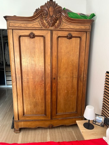 Armoire ancienne noyer - armoire,