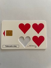 TELECARTE 5 UNITES GN503a SIDA INFO SOSNO COEUR DECOUPE USAGEE